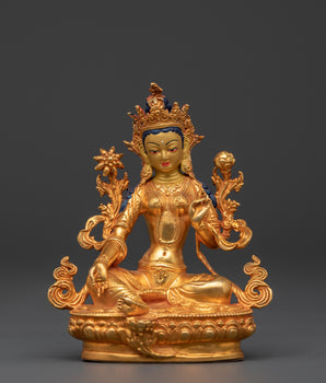 Sacred Green Tara Buddha Statue