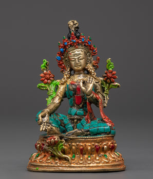 handcrafted-green-tara-buddhist-deity