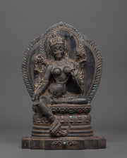 Tibetan Goddess Green Tara Statue | Buddhist Sculpture
