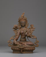 Divine Bodhisattva Green Tara Handmade Statue