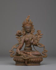 Divine Bodhisattva Green Tara Handmade Statue