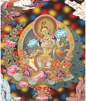 Female Bodhisattva Traditional Thangka