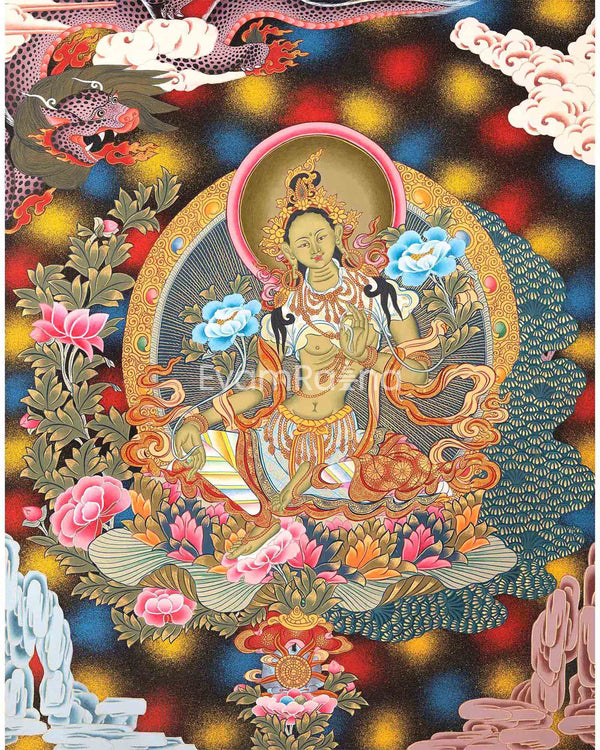 Female Bodhisattva Traditional Thangka