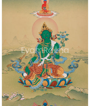 Anika Goddess Tara with Amitabha Buddha