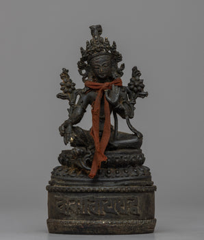 Green Tara Buddha Statue