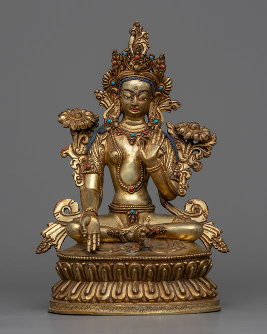 Green Tara Sculpture 