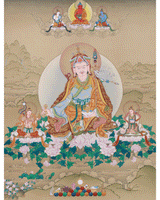 Vajrayana Buddhism Guru Rinpoche Thangka