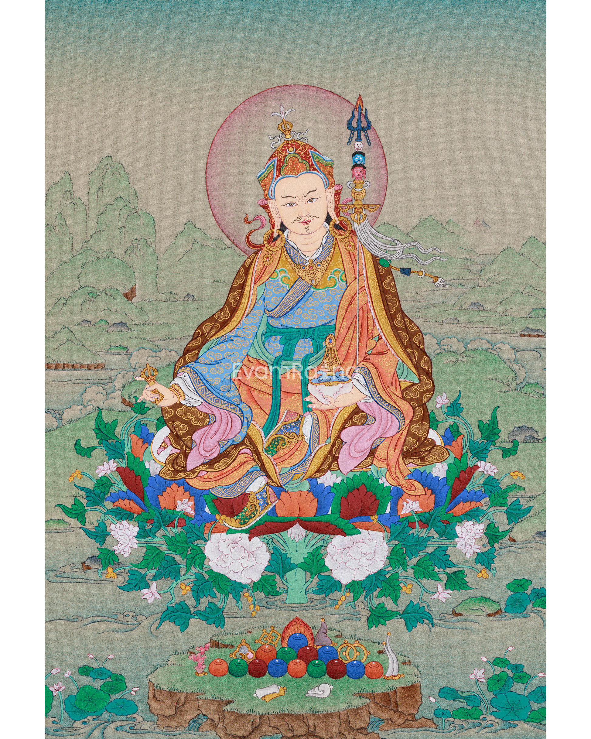 Traditional Guru Rinpoche Artwork 