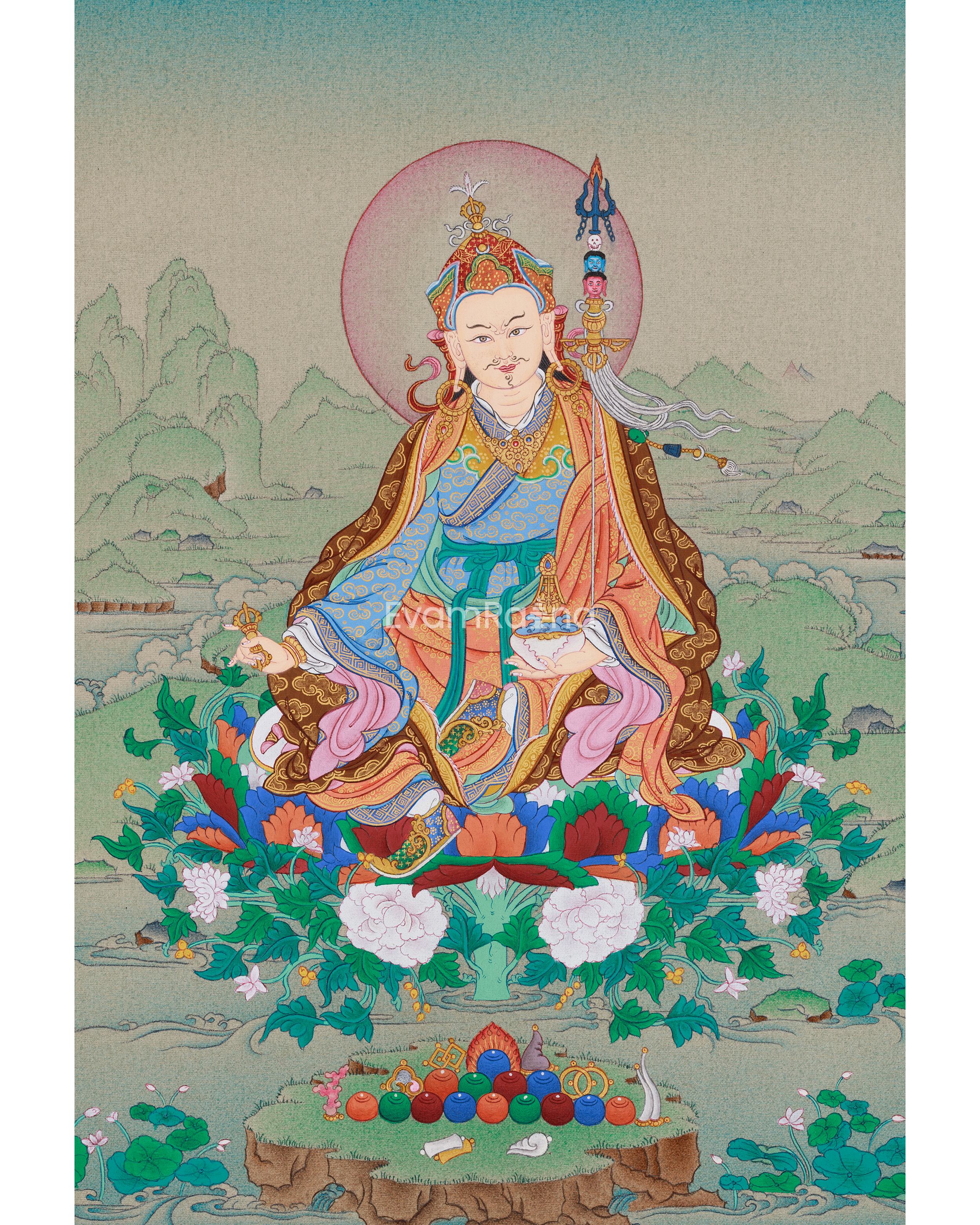 Traditional Guru Rinpoche Artwork 