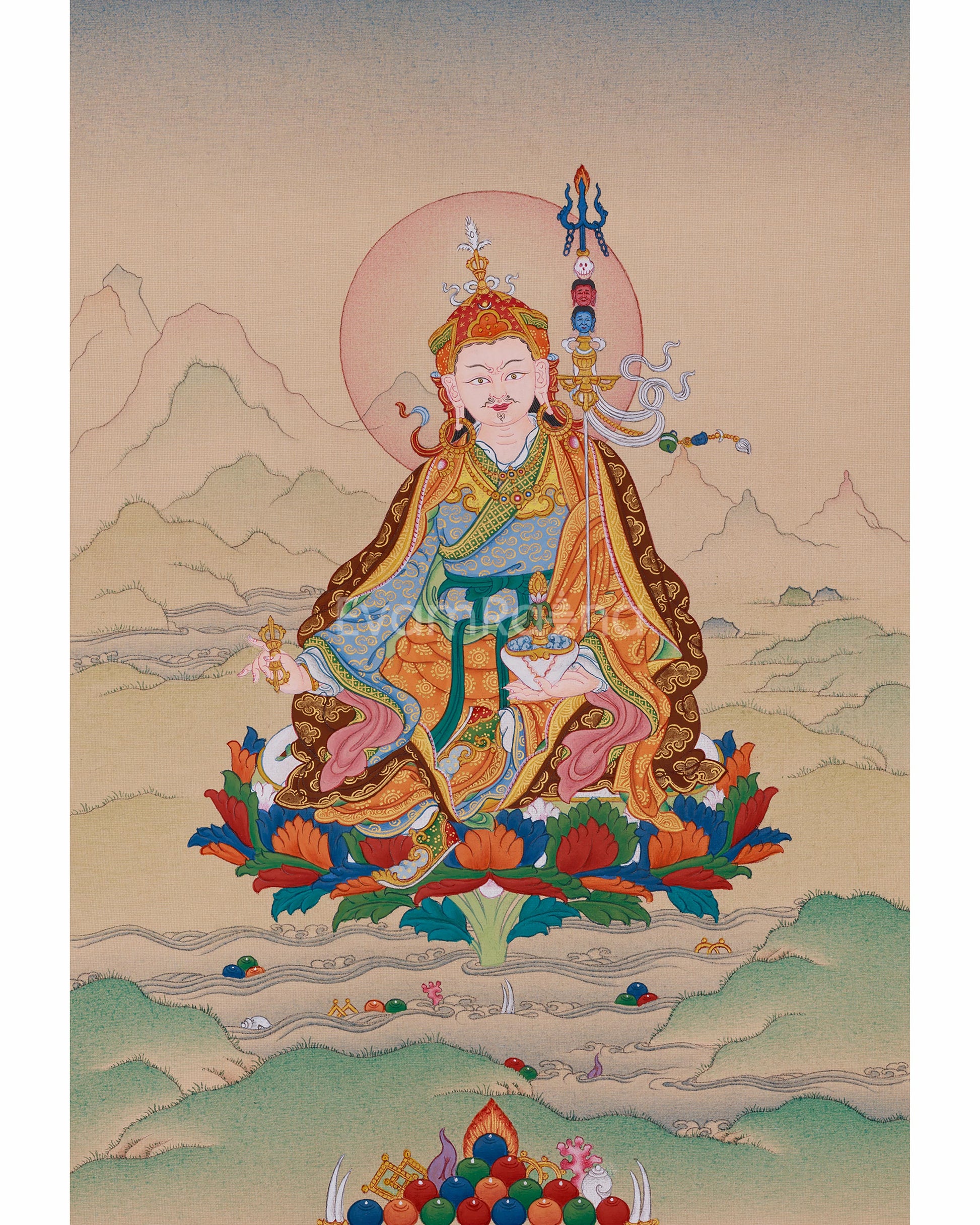 master-of-tantras-guru-rinpoche-thangka