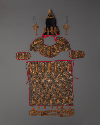 Tibetan Yak bone Guru Fabric 