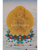 Unique Rainbow Style Guru Rinpoche Painting