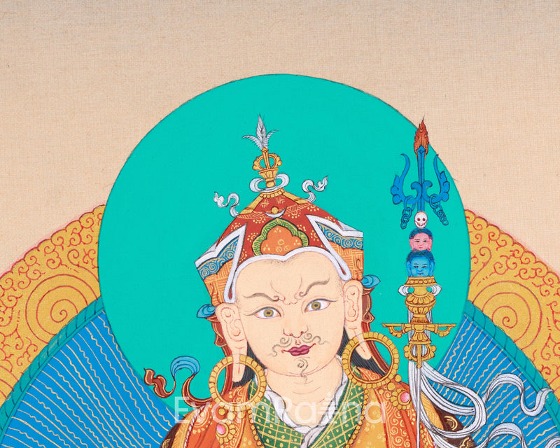 Guru Rinpoche Gold Thangka