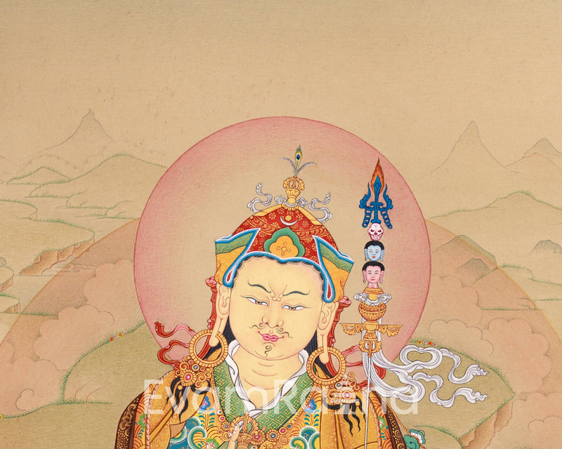 Exclusive Guru Padmasambhava Thangka