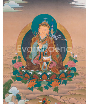 Thangka Print Of Lotus-Born Master