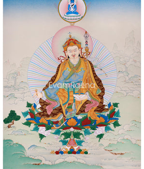 Guru Padmasambhava Thangka | Revered Master of Enlightenment | Samantabhadra
