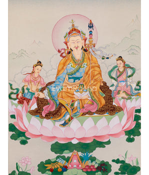 Guru Rinpoche with Consorts