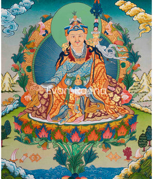 Traditional Hand-Painted Guru Rinpoche 