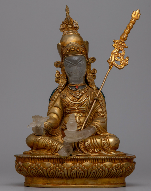 Crystal Guru Rinpoche Statue