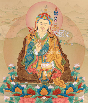 Exclusive Guru Padmasambhava Thangka