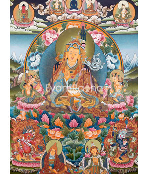 8 Guru Manifestation Thangka | Guru Rinpoche | Lotus Guru: Padmasambhava |