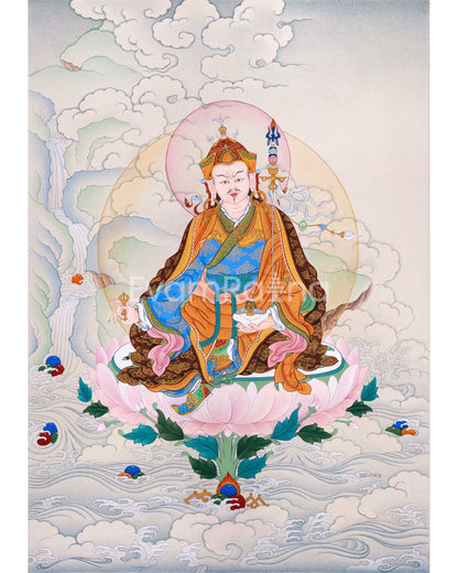 Sacred Guru Rinpoche Thangka