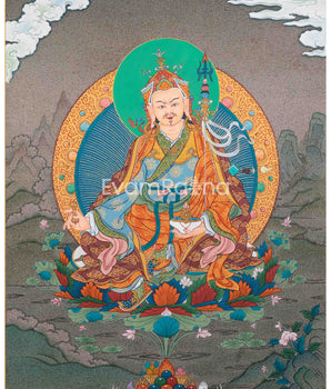 Traditional Guru Rinpoche Thangka 