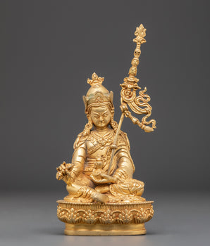 Tibetan Guru Rinpoche Figurine | Symbol of Enlightened Wisdom