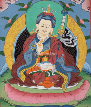 Vintage Guru Rinpoche Thangka