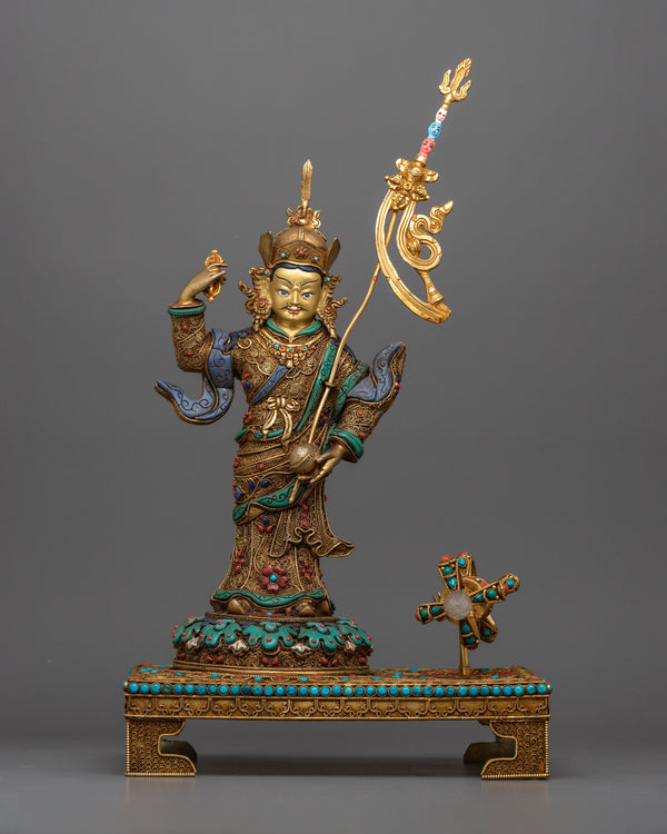 Guru Rinpoche Statue & Vajra 
