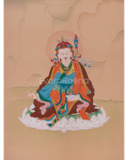 Minimalist Guru Rinpoche Thangka