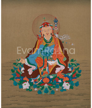 The Lotus Born Padmasambhava Thangka