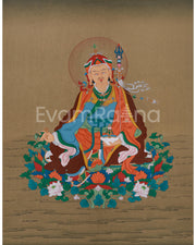 The Lotus Born Padmasambhava Thangka