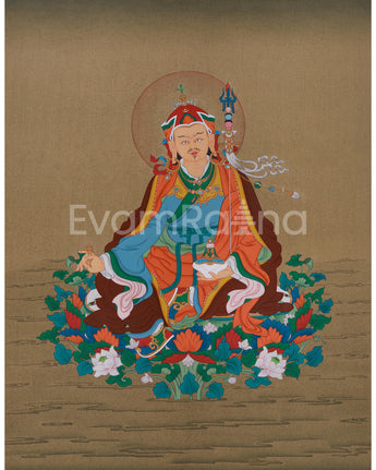 The Lotus Born Padmasambhava Thangka