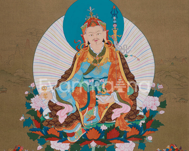 Second Buddha Guru Rinpoche | Spiritual Art for Protection and Enlightenment