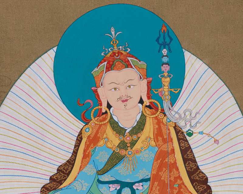 Second Buddha Guru Rinpoche | Spiritual Art for Protection and Enlightenment