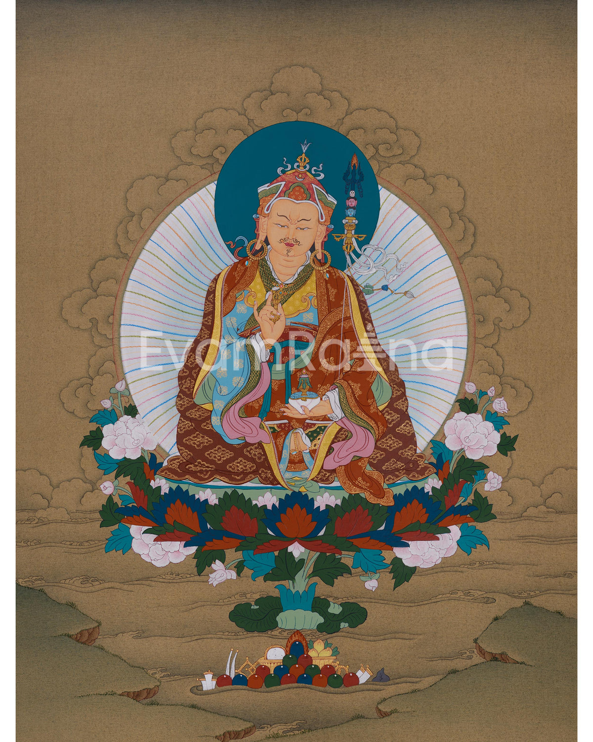 Tantric Master Guru Rinpoche Thangka