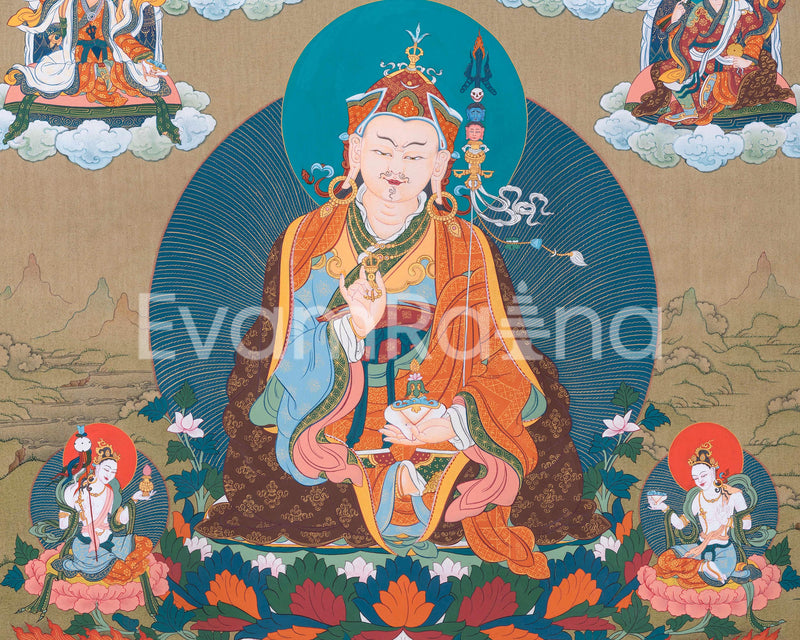 Guru Sangye Thangka | Guru Rinpoche's Eight Manifestation