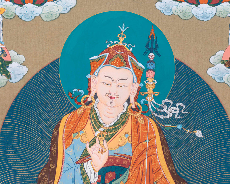 Guru Sangye Thangka | Guru Rinpoche's Eight Manifestation