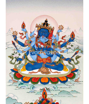 Guhyasamaja Thangka, Mother Tantra Art