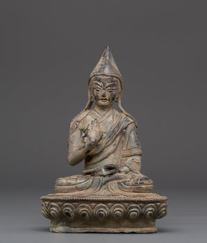 Gyaltsab Je Copper Statue 