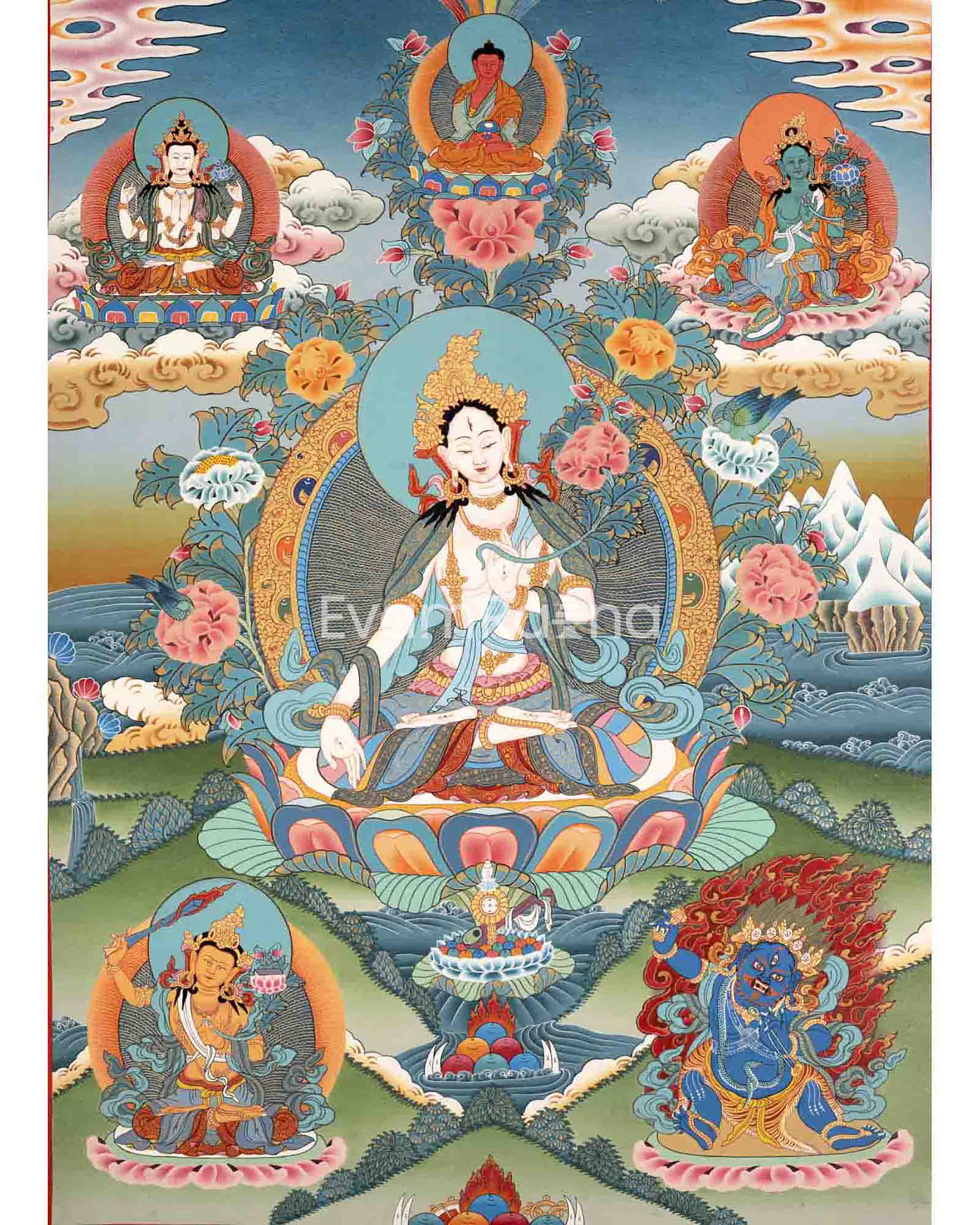White Tara Thangka