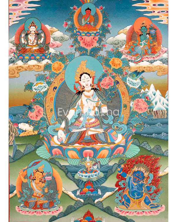 White Tara Thangka