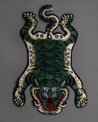 green-and-black-hand-knotted-tiger-rug