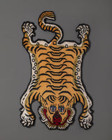 Tibetan Tiger Tufted Woolen Rug