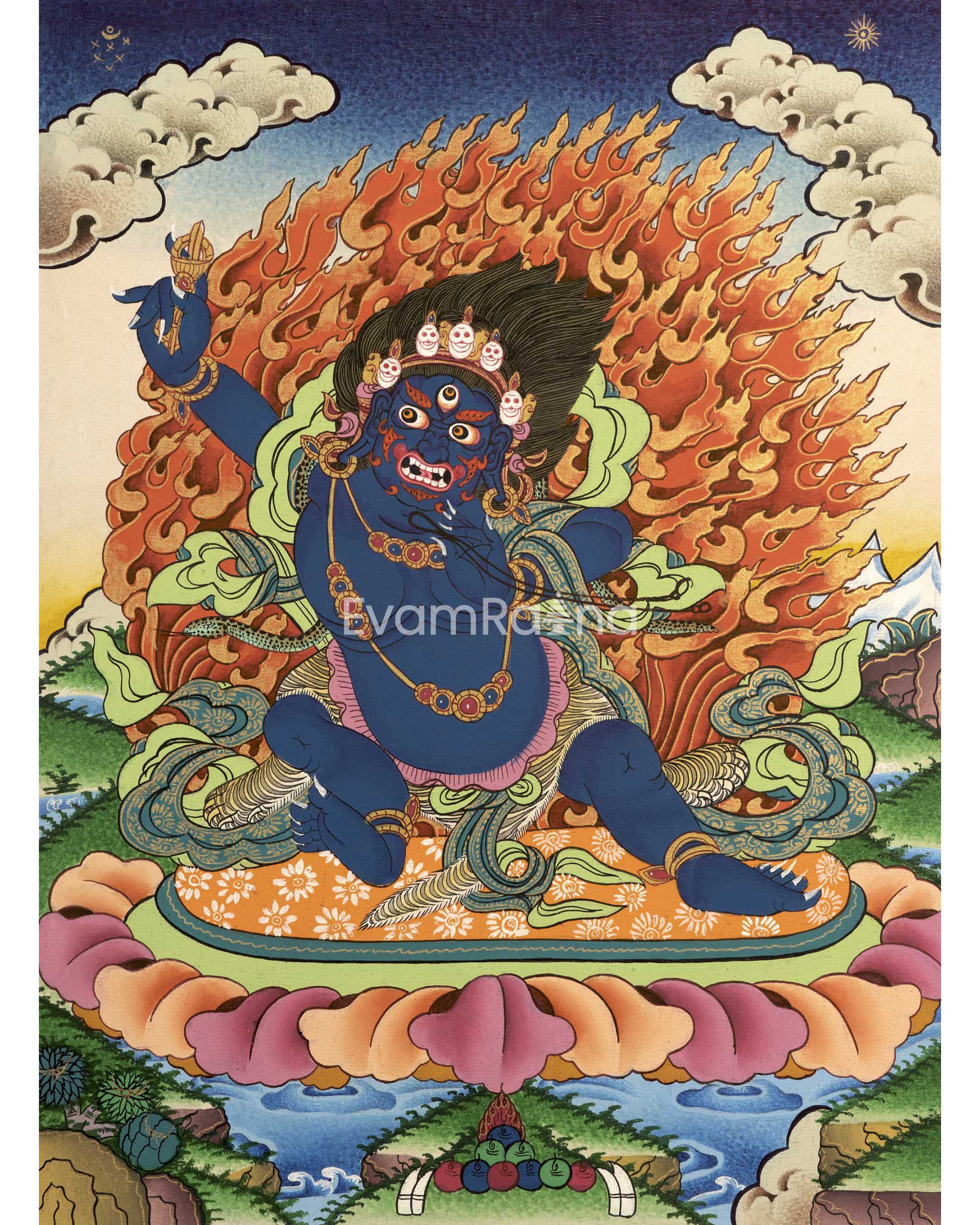 Original Hand Painted Vajrapani Thangka