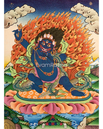 Original Hand Painted Vajrapani Thangka
