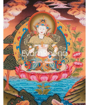Hand Painted Vajrasattva Thangka