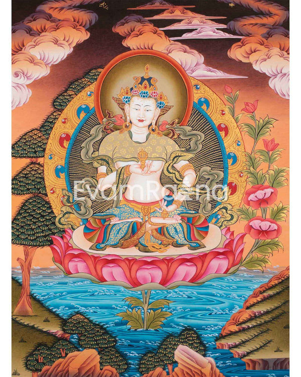 Hand Painted Vajrasattva Thangka