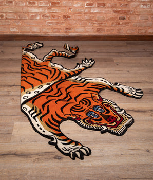 Handmade Decorative Tiger Rug